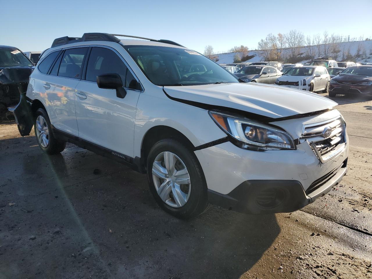2015 Subaru Outback VIN 4S4BSBAC0F3297040 Copart auction photo, rear end / hail damage thumbnail 4