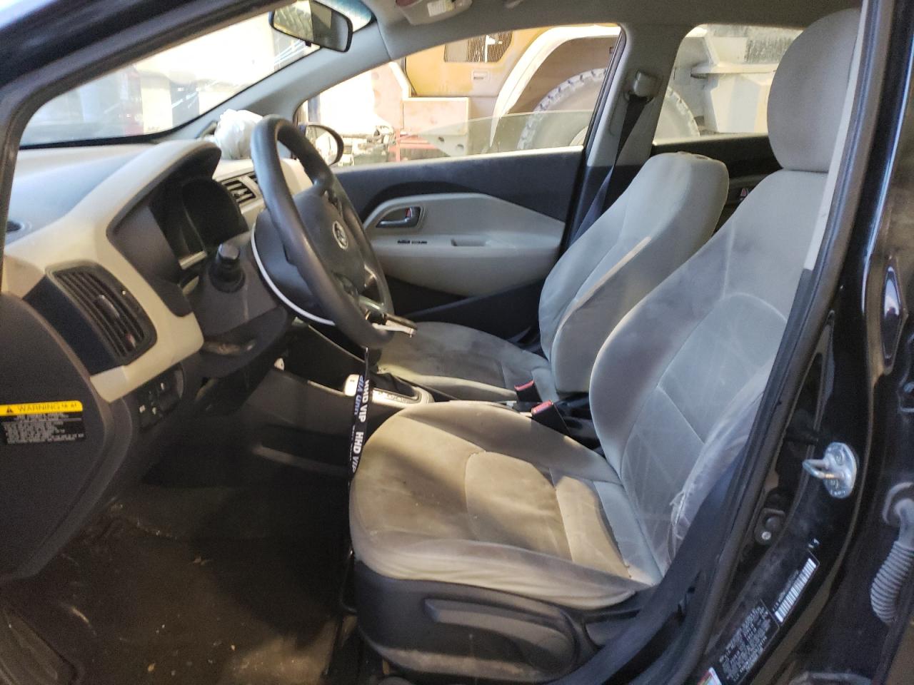2013 KIA Rio VIN KNADM5A30D6234196 Copart auction photo, front end / hail damage thumbnail 7