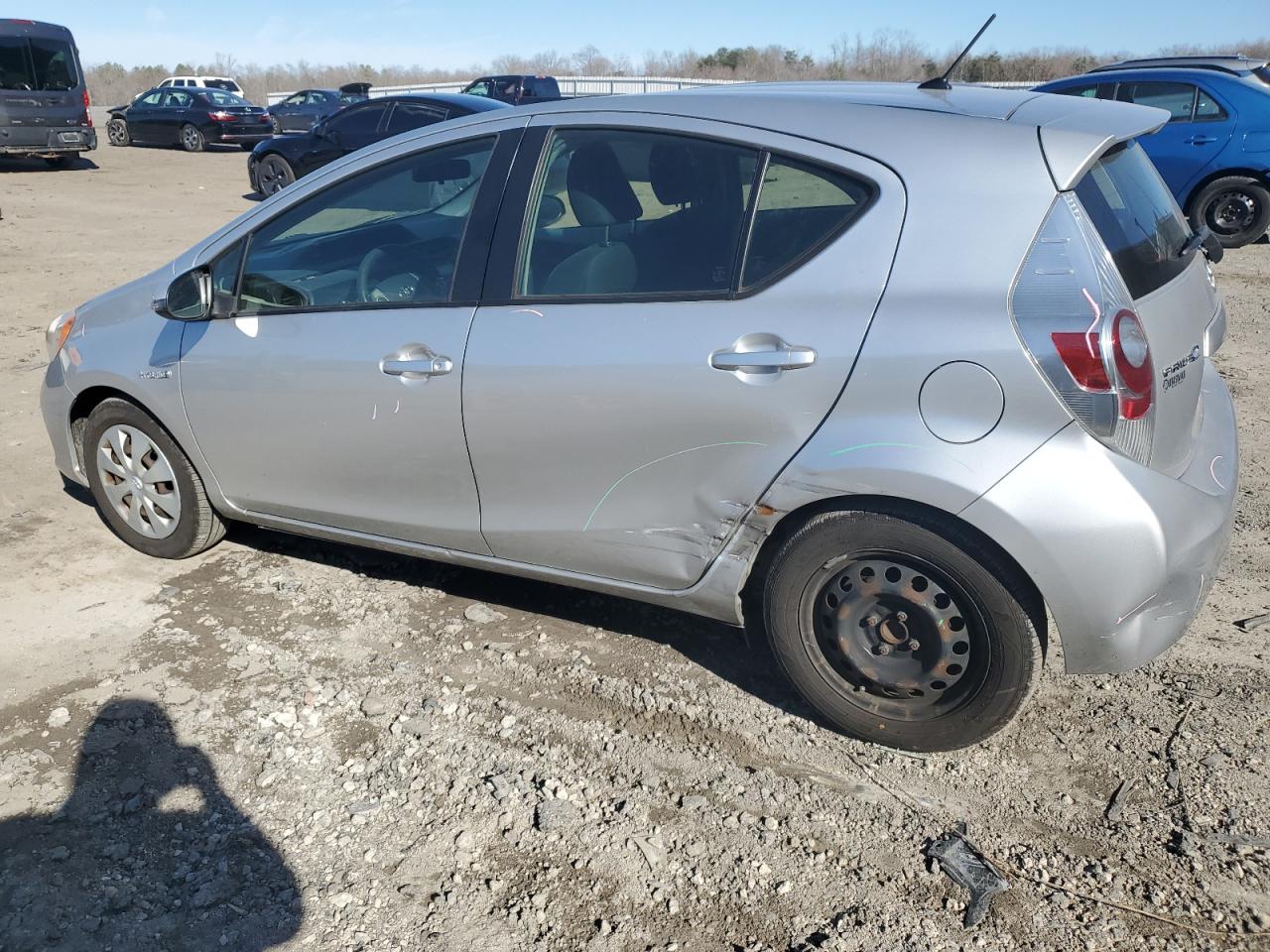 2013 Toyota Prius VIN JTDKDTB32D1051960 Copart auction photo, side / minor dent/scratches damage thumbnail 2