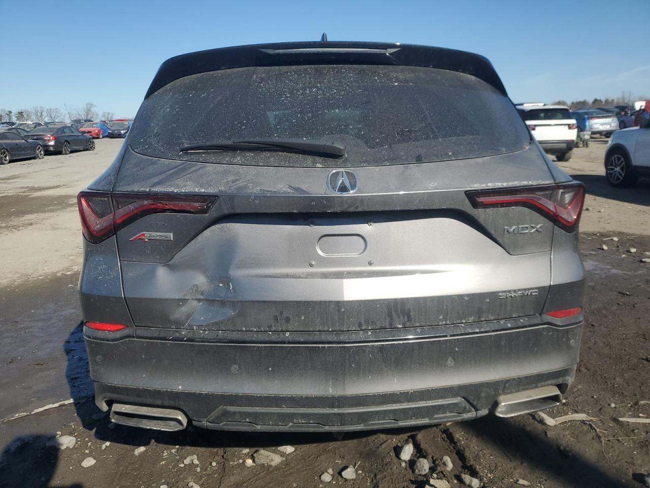 2022 Acura MDX VIN 5J8YE1H06NL037527 Copart auction photo, front end / minor dent/scratches damage thumbnail 6