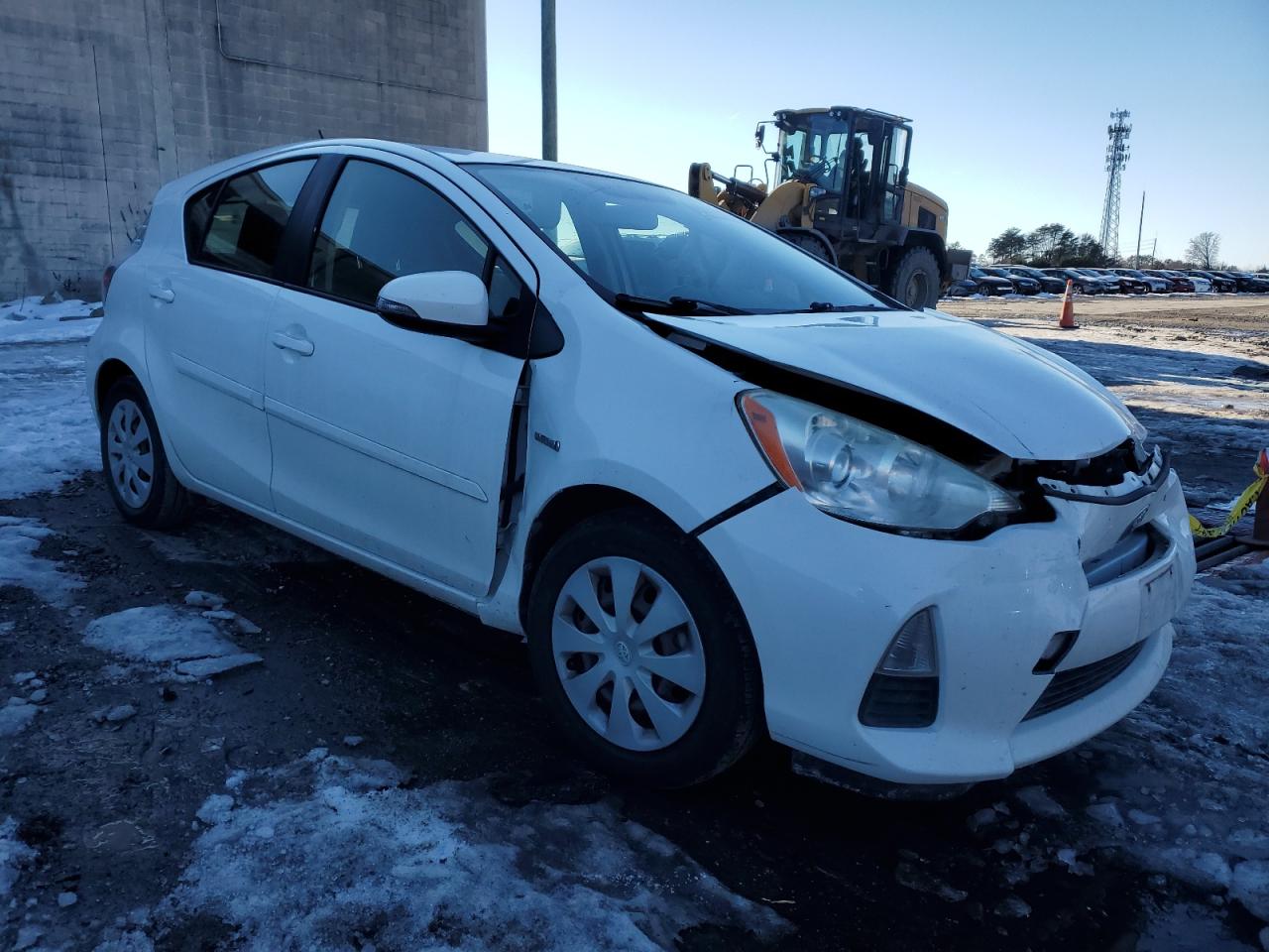 2013 Toyota Prius VIN JTDKDTB35D1551854 Copart auction photo, front end / minor dent/scratches damage thumbnail 4