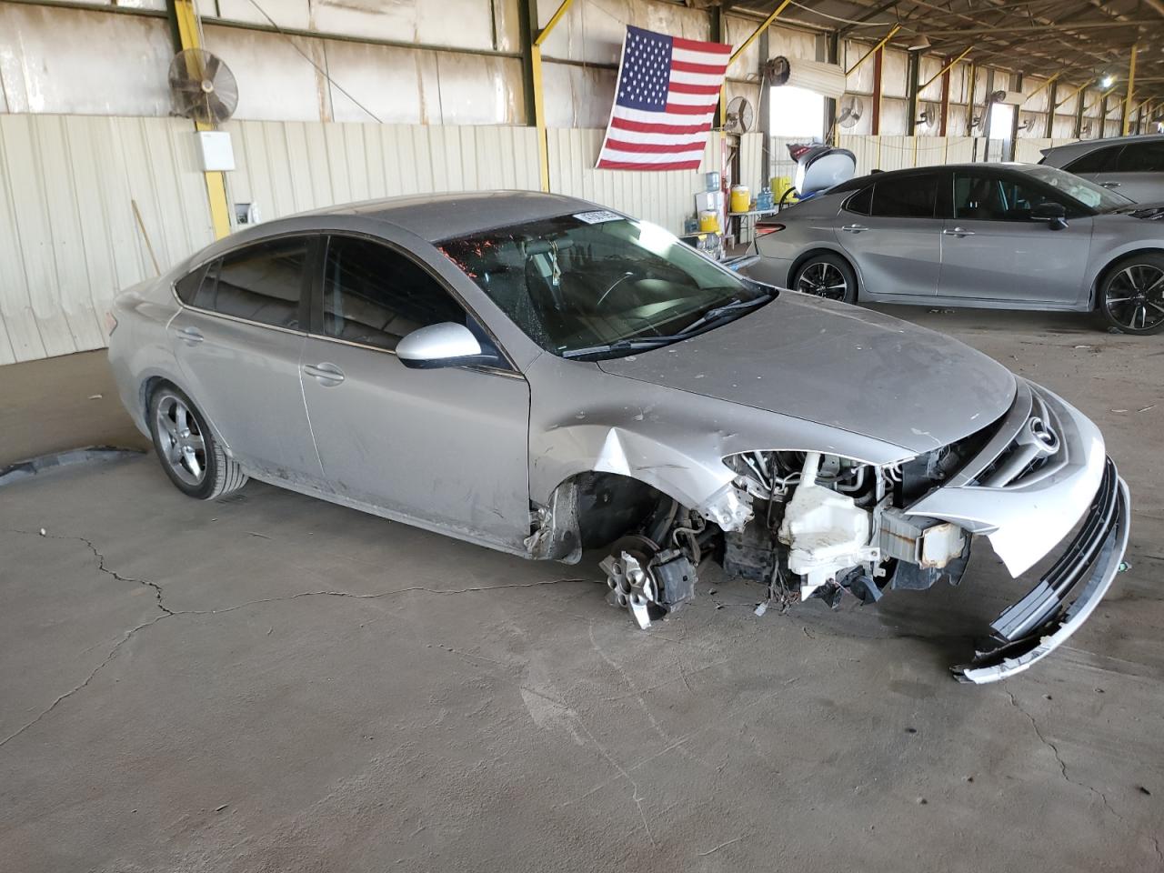 2011 Mazda 6 VIN 1YVHZ8CH2B5M06015 Copart auction photo, front end / side damage thumbnail 4