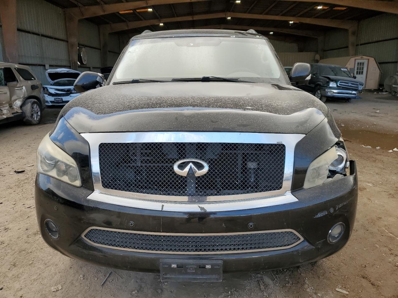 2014 Infiniti QX80 VIN JN8AZ2NF6E9555772 Copart auction photo, front end / minor dent/scratches damage thumbnail 5