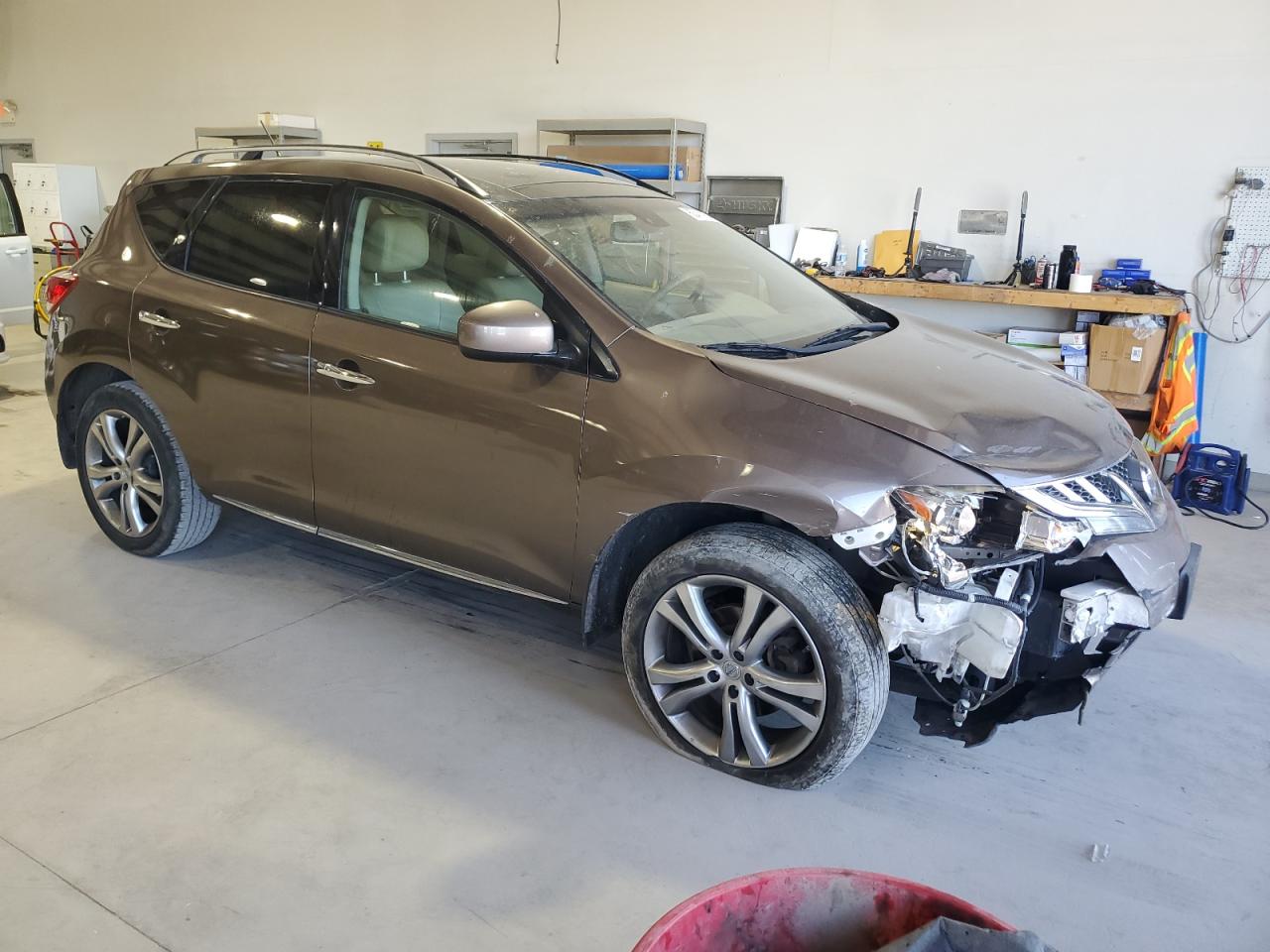 2012 Nissan Murano VIN JN8AZ1MW1CW204682 Copart auction photo, front end damage thumbnail 4