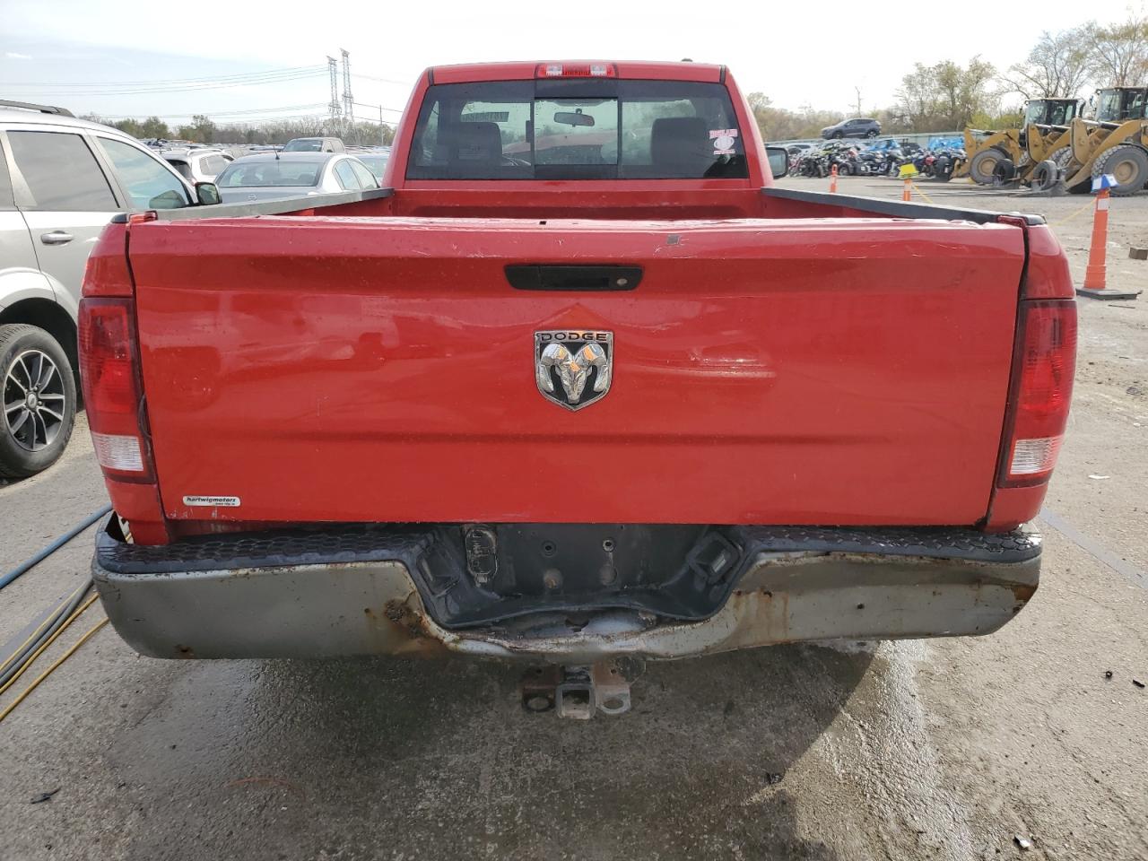 2009 Dodge RAM VIN 1D3HB16T09J525093 Copart auction photo, front end / rear end damage thumbnail 6