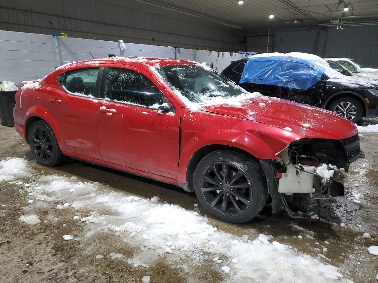 2014 Dodge Avenger VIN 1C3CDZAG6EN104492 Copart auction photo, front end / rear end damage thumbnail 4