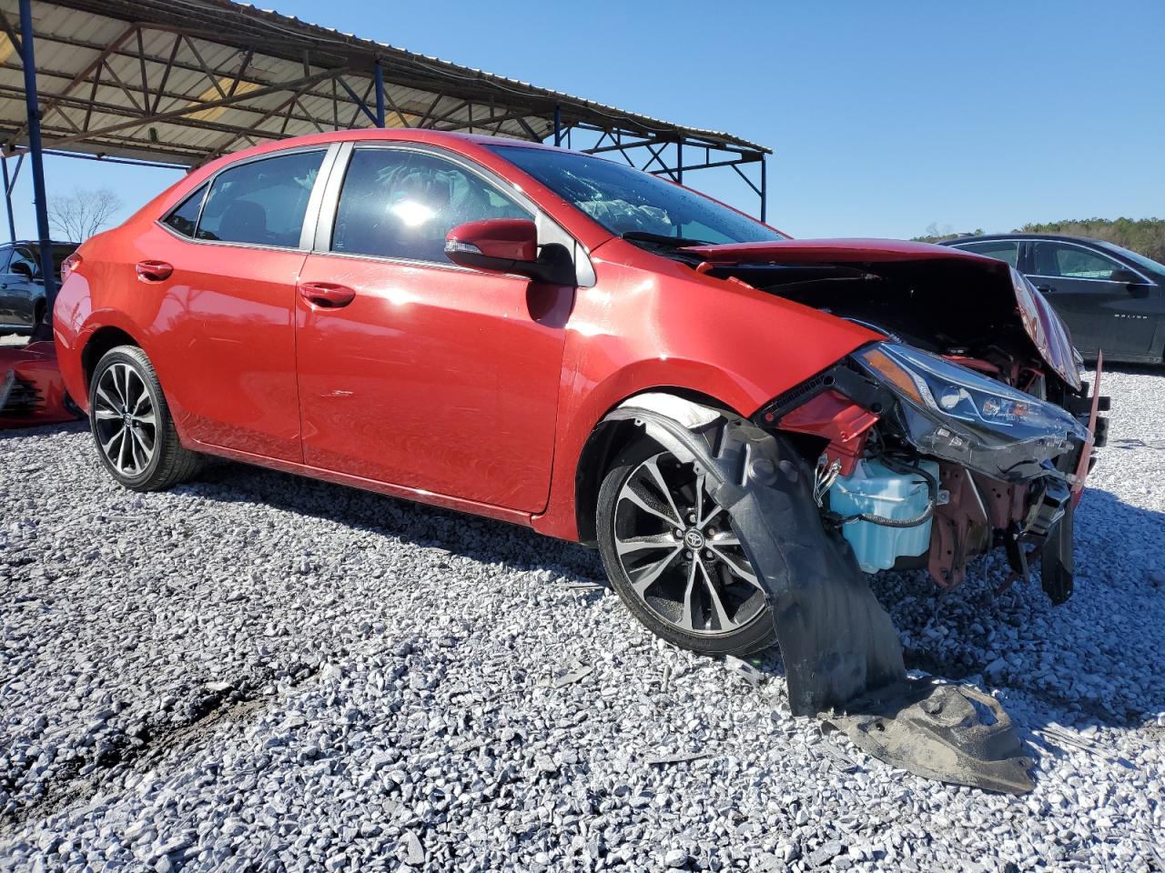 2019 Toyota Corolla VIN 5YFBURHE4KP884566 Copart auction photo, front end damage thumbnail 4