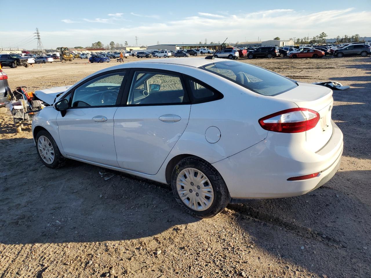 2017 Ford Fiesta VIN 3FADP4AJ6HM122405 Copart auction photo, front end / top/roof damage thumbnail 2