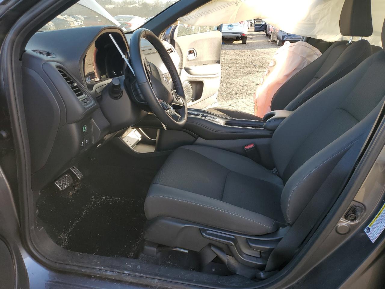2022 Honda HR-V VIN 3CZRU6H1XNM748989 Copart auction photo, front end / side damage thumbnail 7