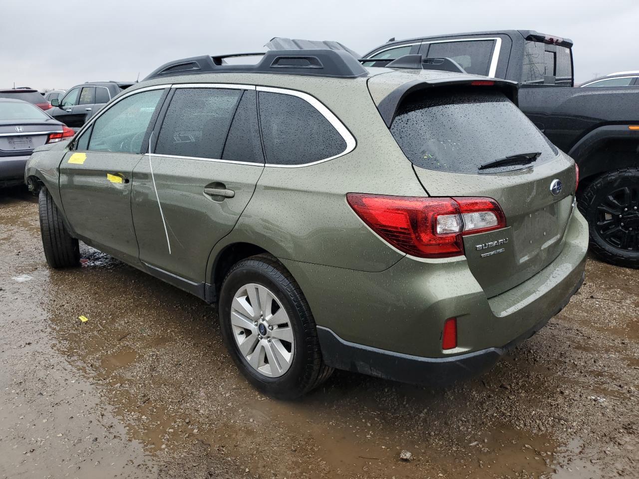2017 Subaru Outback VIN 4S4BSADC1H3239639 Copart auction photo, front end / side damage thumbnail 2