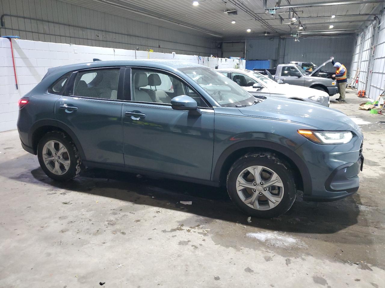 2024 Honda HR-V VIN 3CZRZ2H33RM710621 Copart auction photo, side damage thumbnail 4