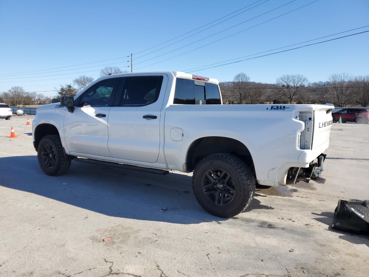 2020 Chevrolet Silverado VIN 3GCPYFEL0LG336695 Copart auction photo, rear end damage thumbnail 2