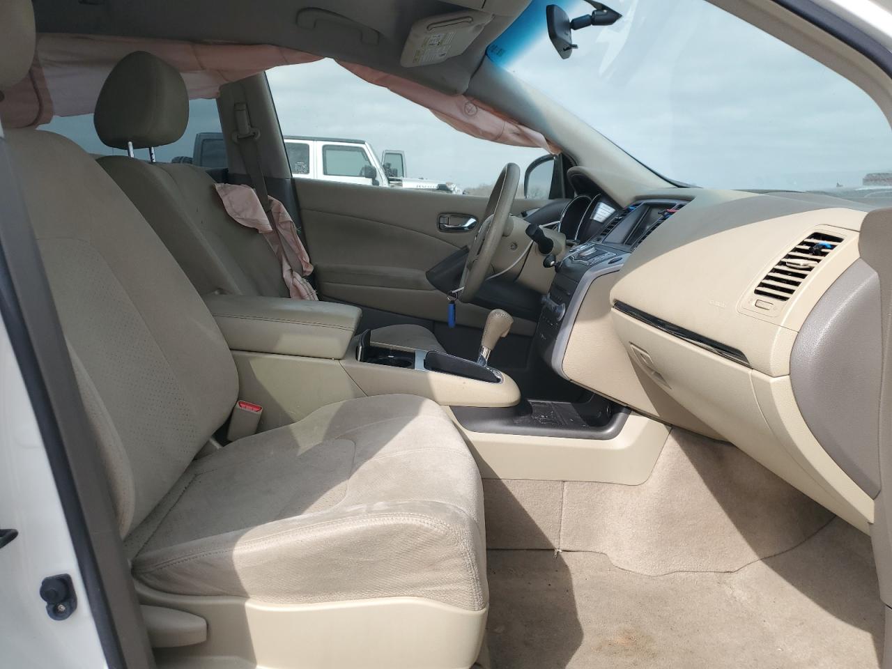 2012 Nissan Murano VIN JN8AZ1MW8CW232981 Copart auction photo, side damage thumbnail 7