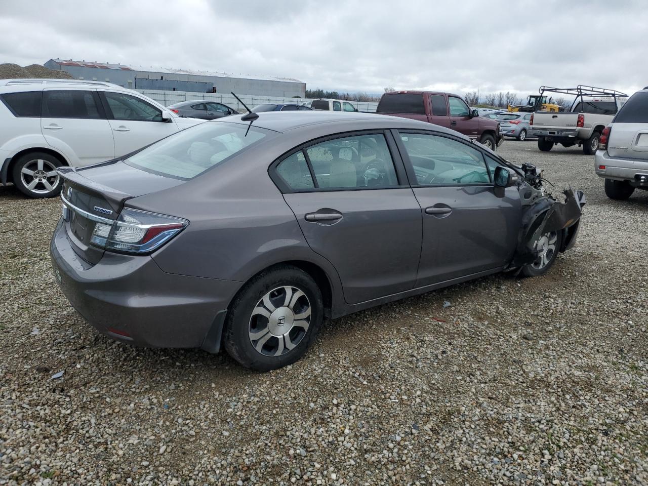 2013 Honda Civic VIN 19XFB4F29DE203177 Copart auction photo, front end damage thumbnail 3