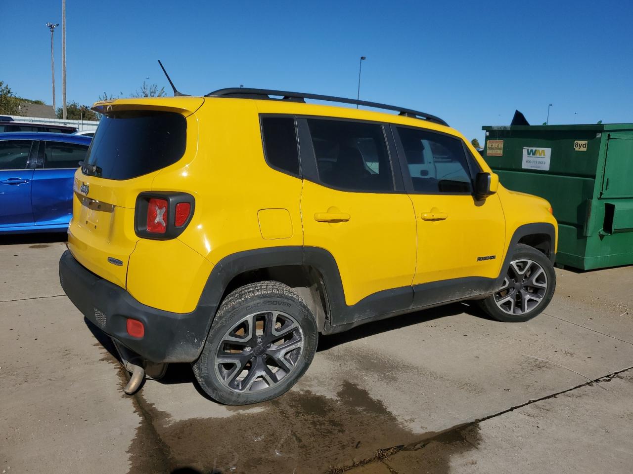 2016 Jeep Renegade VIN ZACCJBBT6GPD00756 Copart auction photo, side / front end damage thumbnail 3