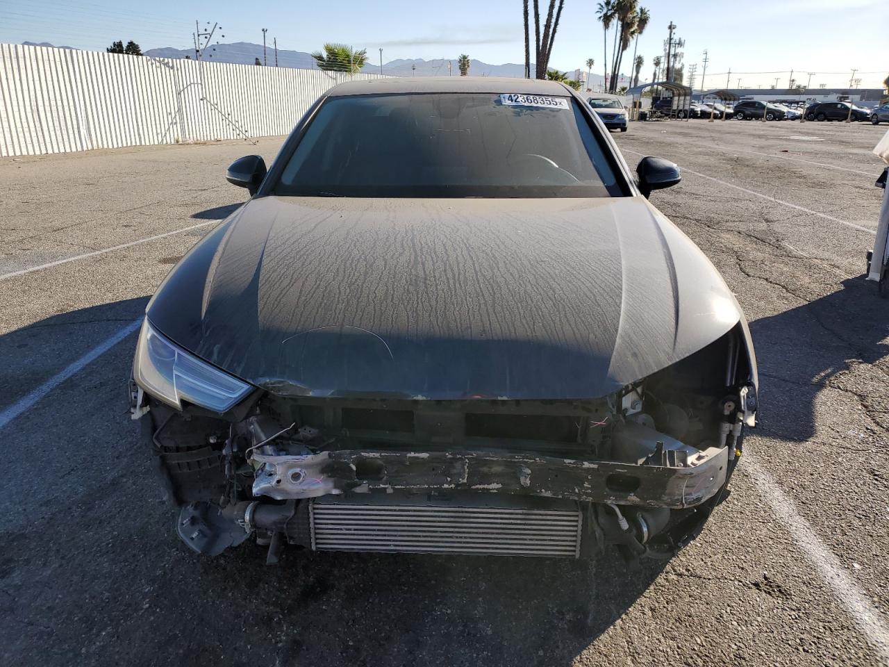 2017 Audi A4 VIN WAUGMAF44HN044422 Copart auction photo, front end / minor dent/scratches damage thumbnail 5