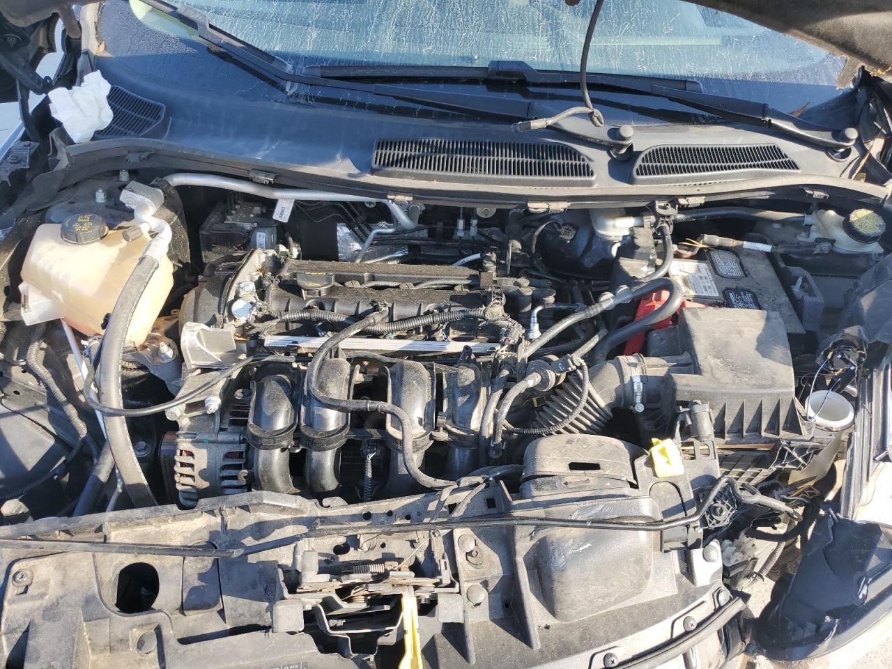 2018 Ford Fiesta VIN 3FADP4BJ5JM135554 Copart auction photo, front end damage thumbnail 12