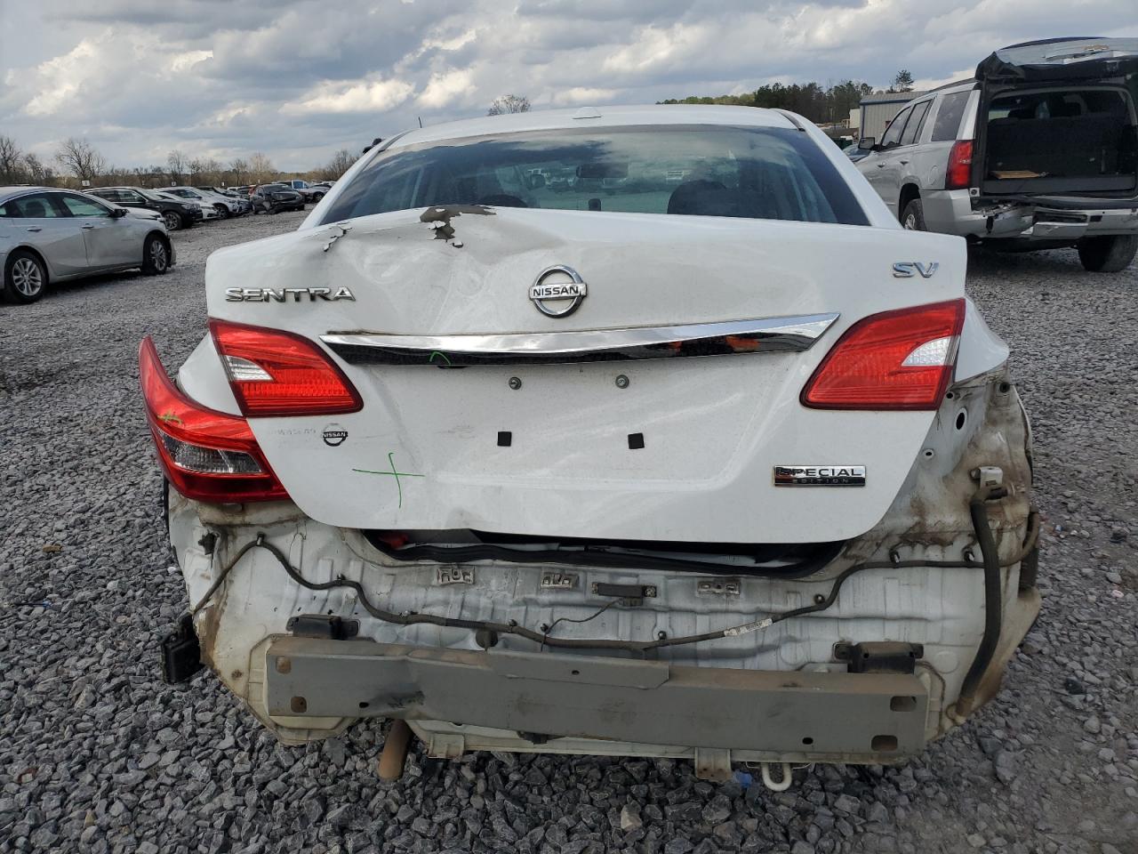 2019 Nissan Sentra VIN 3N1AB7AP3KY301747 Copart auction photo, rear end damage thumbnail 6