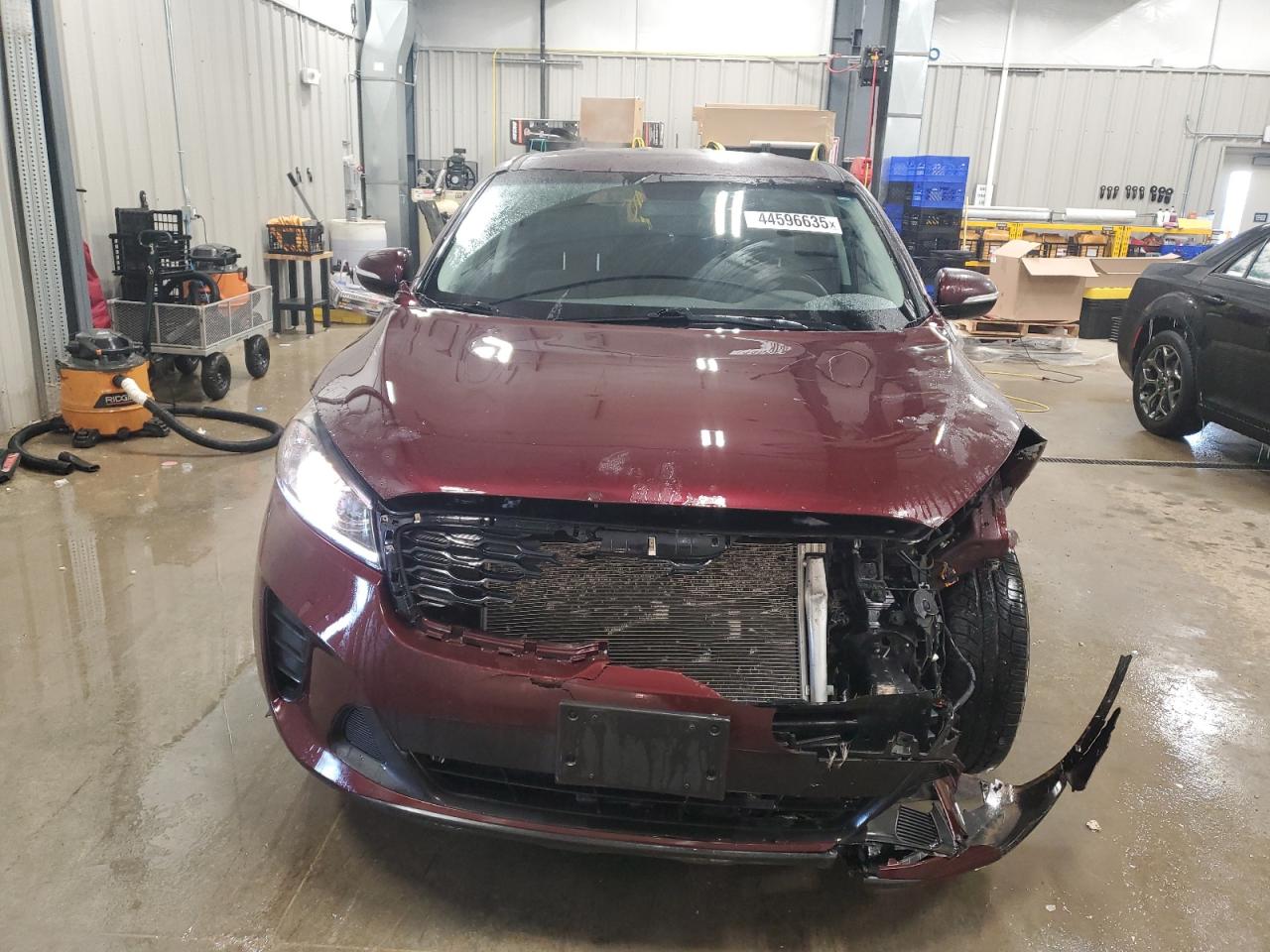 2019 KIA Sorento VIN 5XYPGDA57KG497041 Copart auction photo, front end damage thumbnail 5