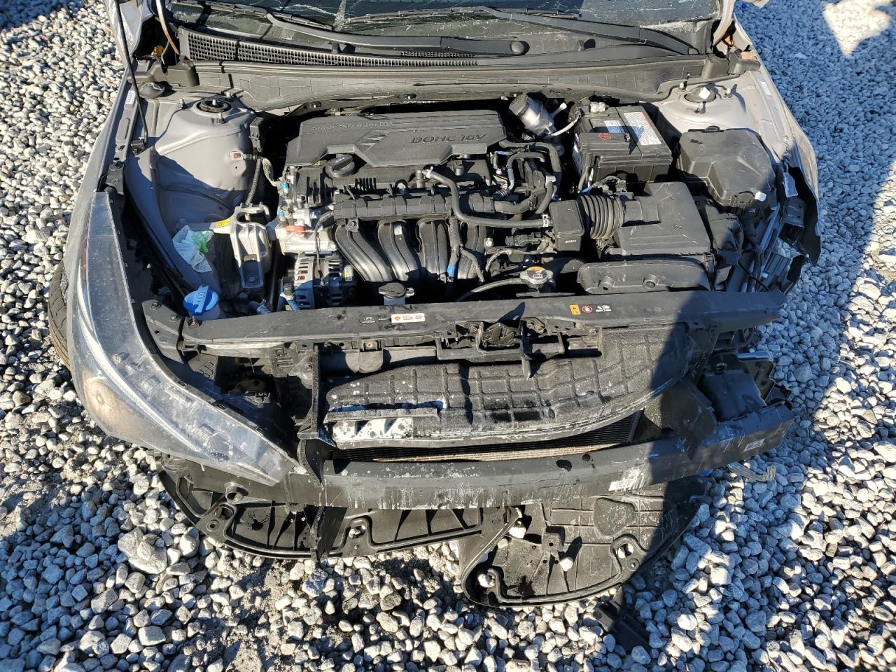 2021 Hyundai Elantra VIN KMHLM4AG8MU200199 Copart auction photo, all over damage thumbnail 11