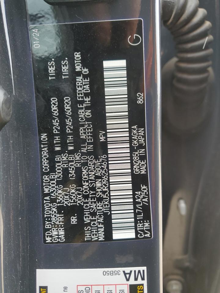 2024 Toyota 4Runner VIN JTEKU5JR2R6254676 Copart auction photo, mechanical / undercarriage damage thumbnail 14