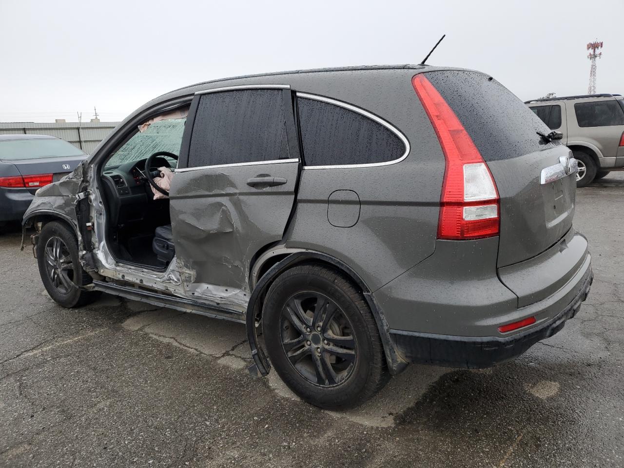 2011 Honda CR-V VIN 5J6RE4H70BL039281 Copart auction photo, front end / side damage thumbnail 2