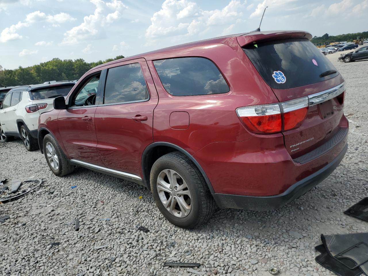 2013 Dodge Durango VIN 1C4RDJAGXDC565275 Copart auction photo, all over damage thumbnail 2