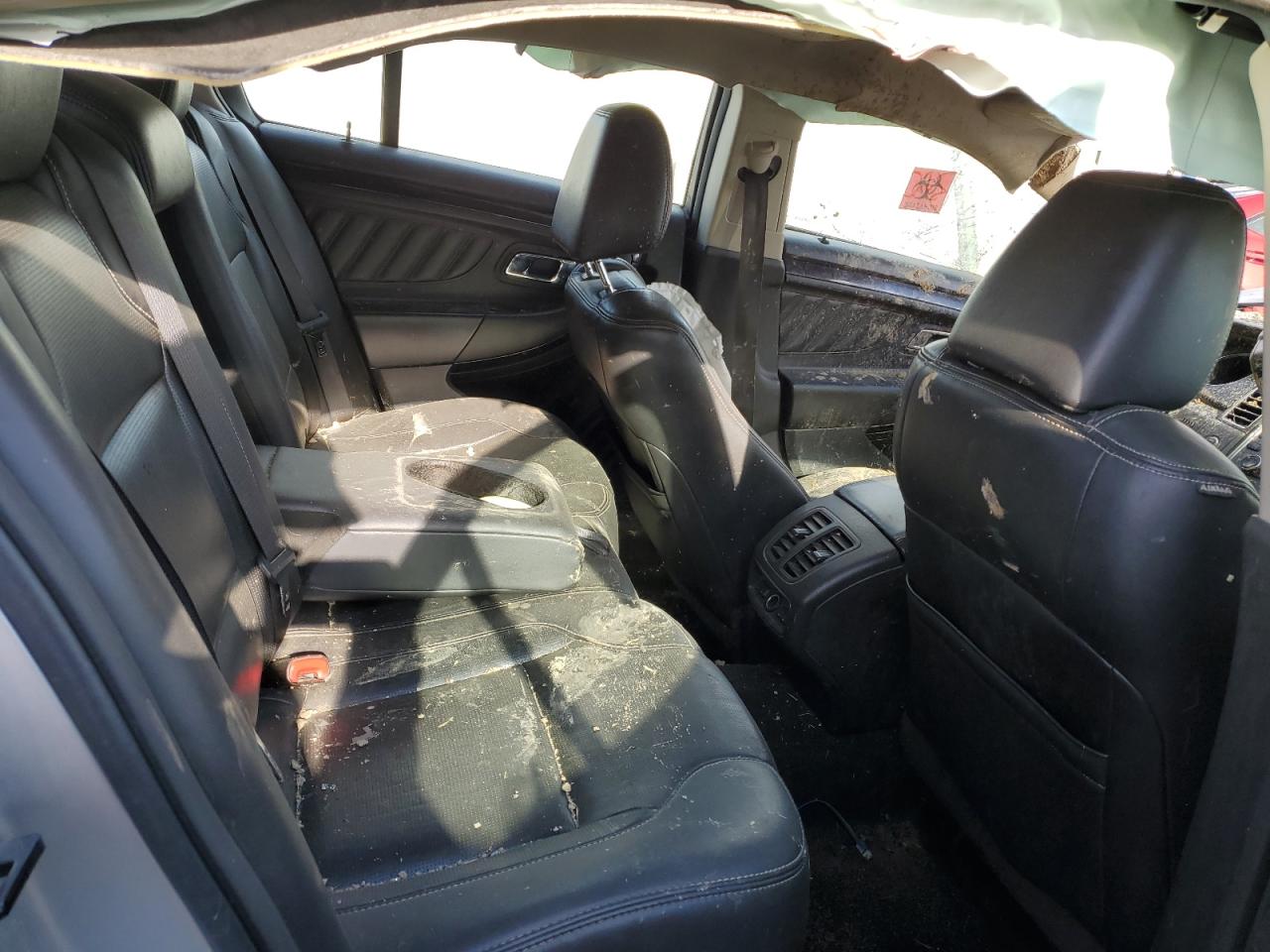 2012 Ford Taurus VIN 1FAHP2FW8CG101519 Copart auction photo, rollover damage thumbnail 10