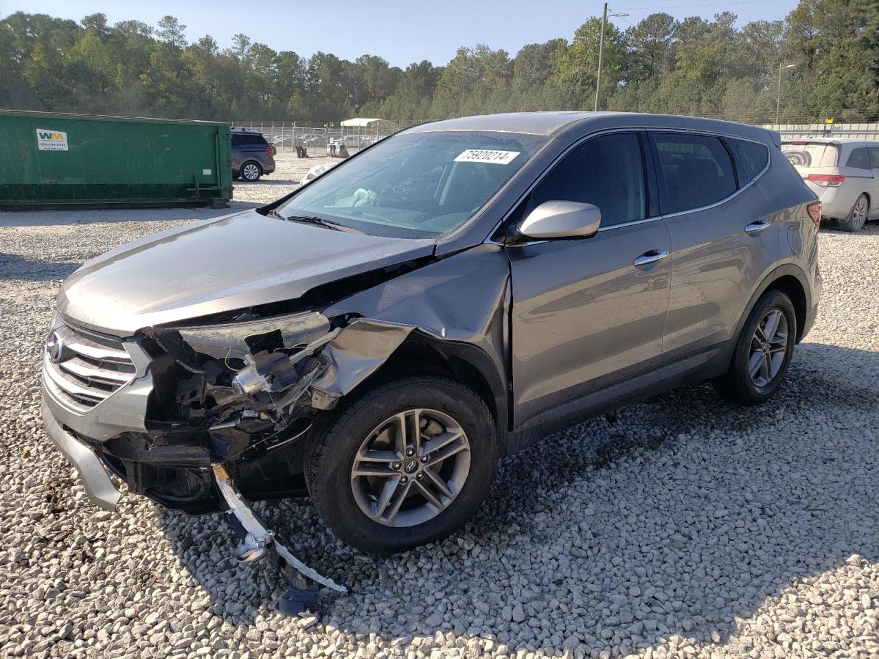2017 Hyundai Santa Fe VIN 5XYZT3LBXHG385425