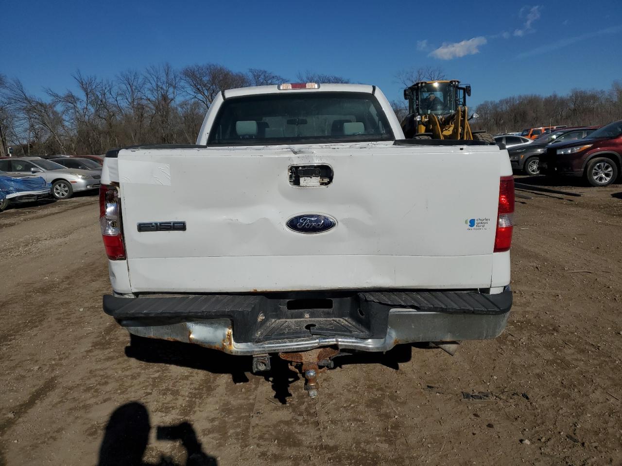 2008 Ford F-150 VIN 1FTRX14W18FA78786 Copart auction photo, rear end / side damage thumbnail 6