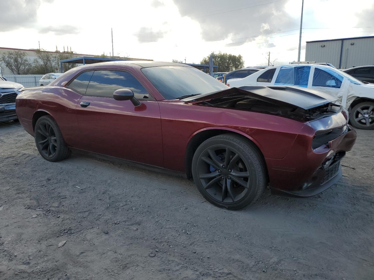 2019 Dodge Challenger VIN 2C3CDZAG5KH698612 Copart auction photo, front end damage thumbnail 4