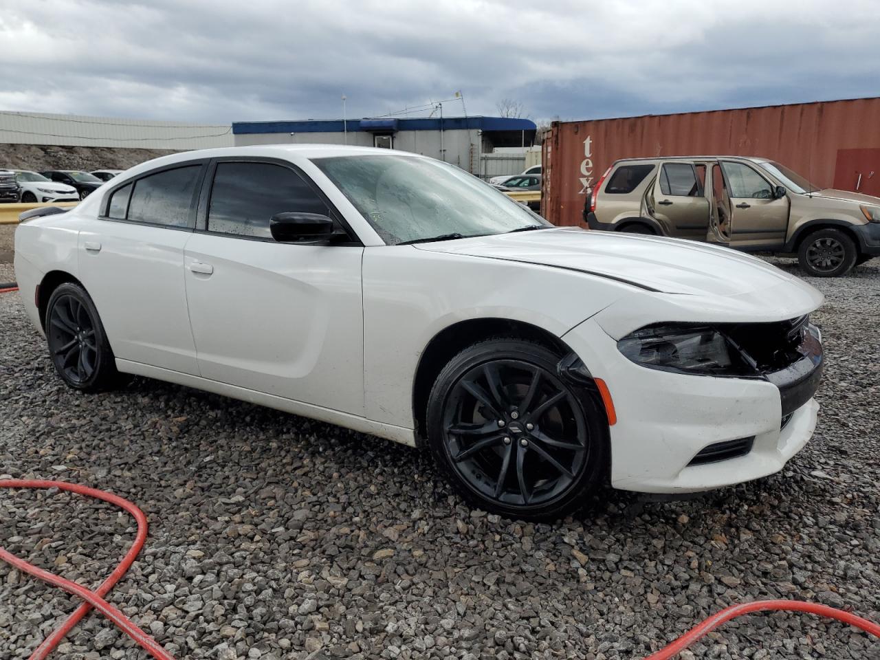 2017 Dodge Charger VIN 2C3CDXBGXHH525454 Copart auction photo, front end damage thumbnail 4