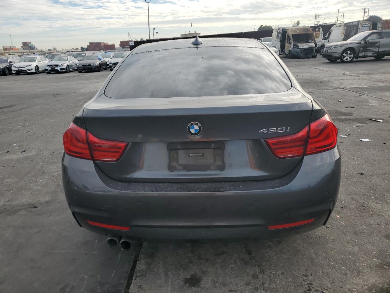 2018 BMW 4er VIN WBA4J1C54JBA30233 Copart auction photo, front end damage thumbnail 6