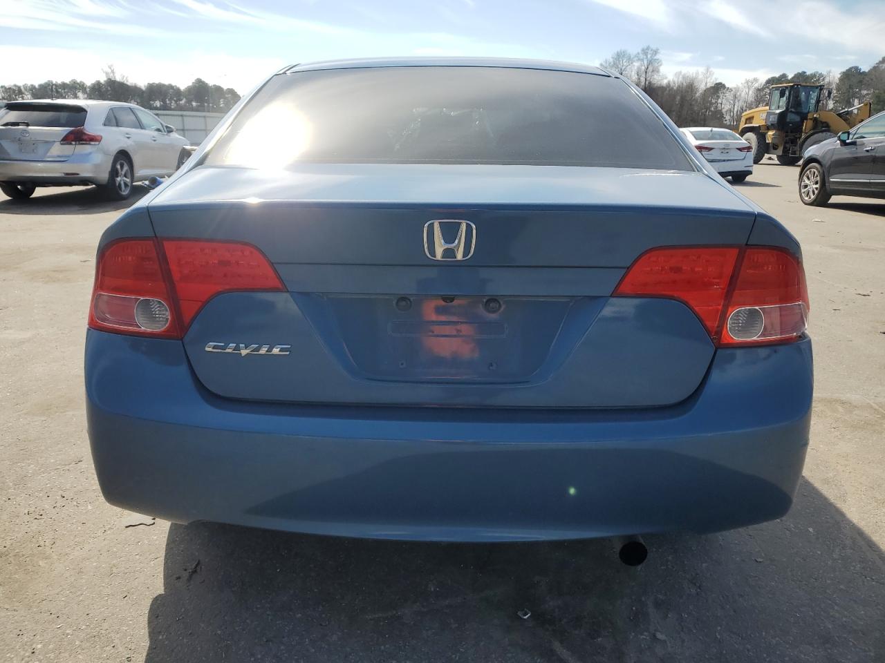 2008 Honda Civic VIN 1HGFA16898L051390 Copart auction photo, front end / rear end damage thumbnail 6