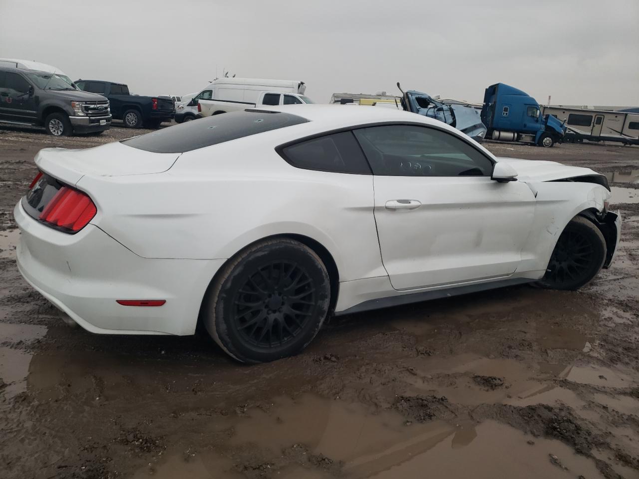 2017 Ford Mustang VIN 1FA6P8AM2H5203188 Copart auction photo, vandalism / front end damage thumbnail 3
