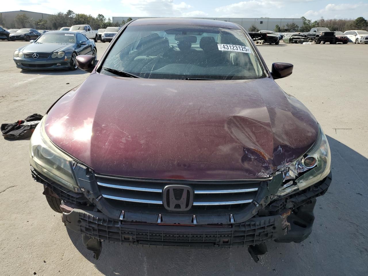 2013 Honda Accord VIN 1HGCR2F35DA266860 Copart auction photo, front end / rear end damage thumbnail 5