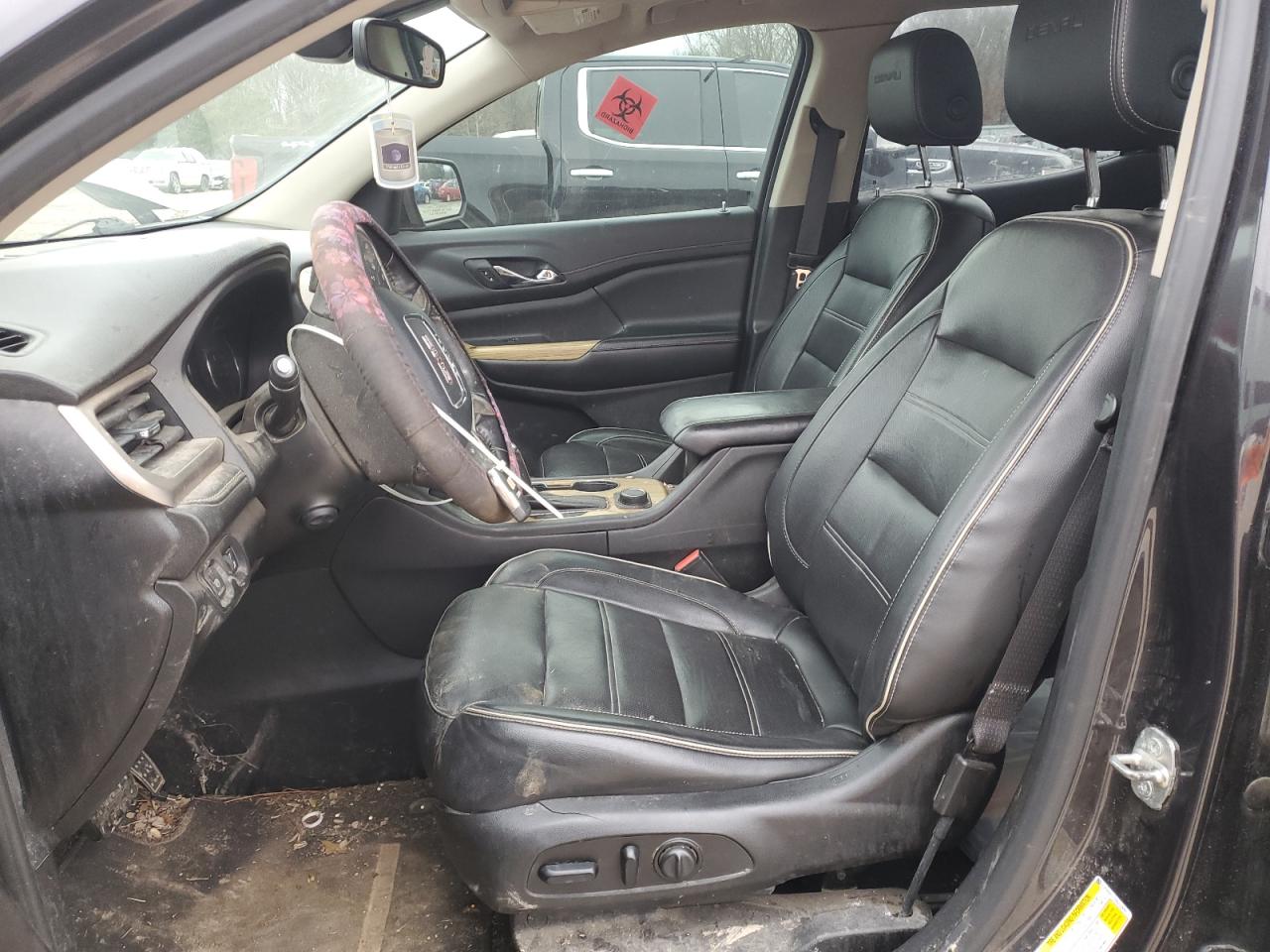 2019 GMC Acadia VIN 1GKKNPLS9KZ118597 Copart auction photo, front end / side damage thumbnail 7