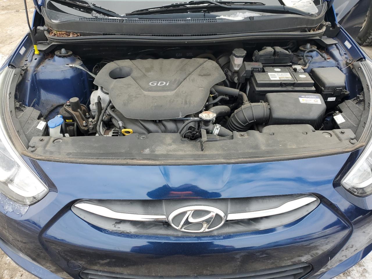 2016 Hyundai Accent VIN KMHCT4AEXGU064650 Copart auction photo, rear end damage thumbnail 11