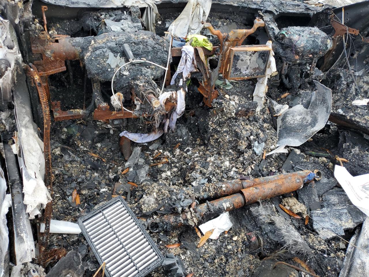 2020 Ford F-150 VIN 1FTEW1C51LKE02605 Copart auction photo, burn damage thumbnail 8