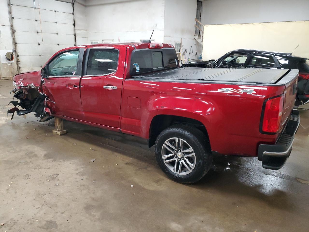 2022 Chevrolet Colorado VIN 1GCGTCEN7N1101694 Copart auction photo, front end / side damage thumbnail 2