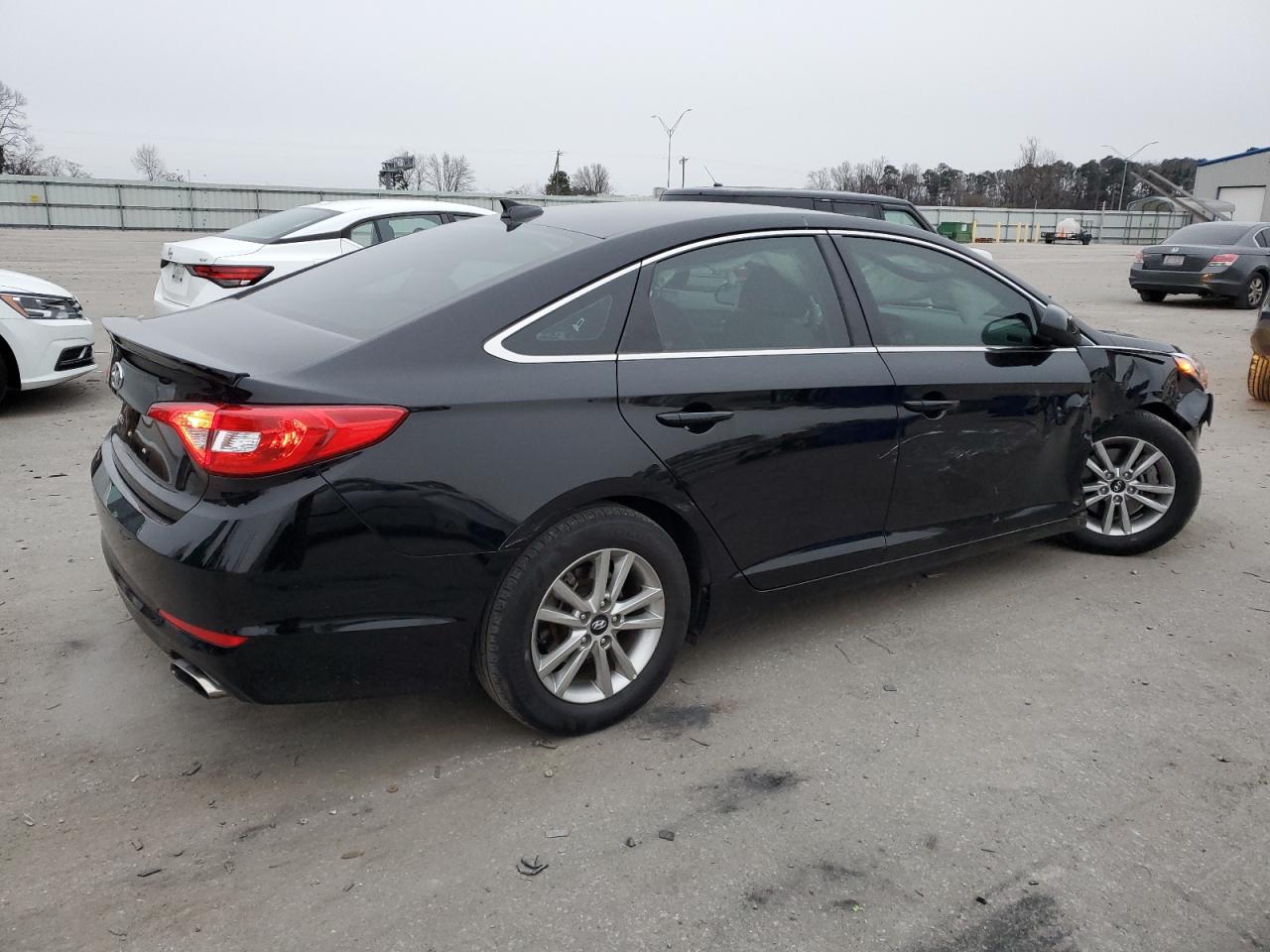 2017 Hyundai Sonata VIN 5NPE24AF5HH445987 Copart auction photo, side damage thumbnail 3