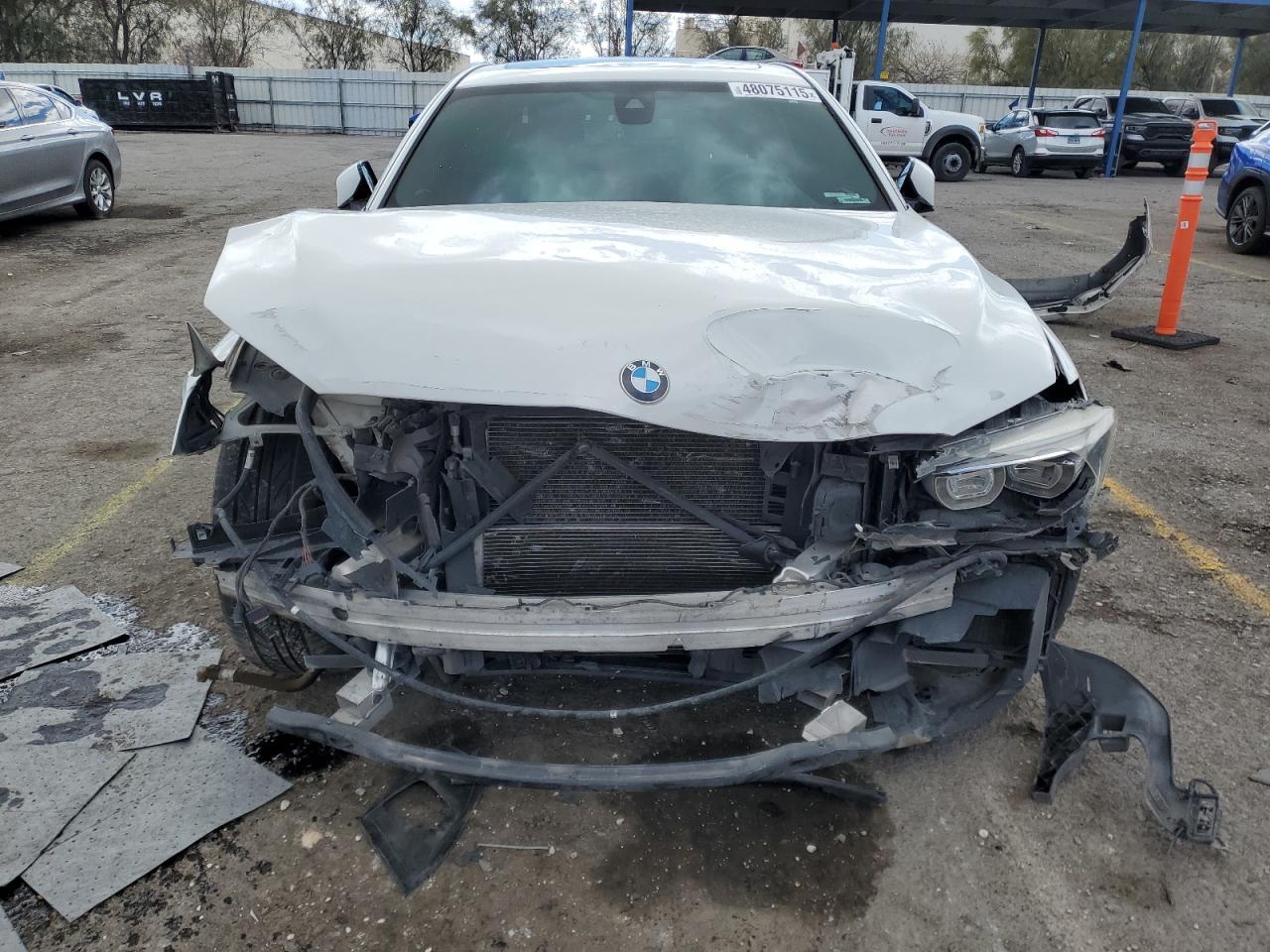 2013 BMW 7er VIN WBAYE8C50DD133461 Copart auction photo, front end damage thumbnail 5