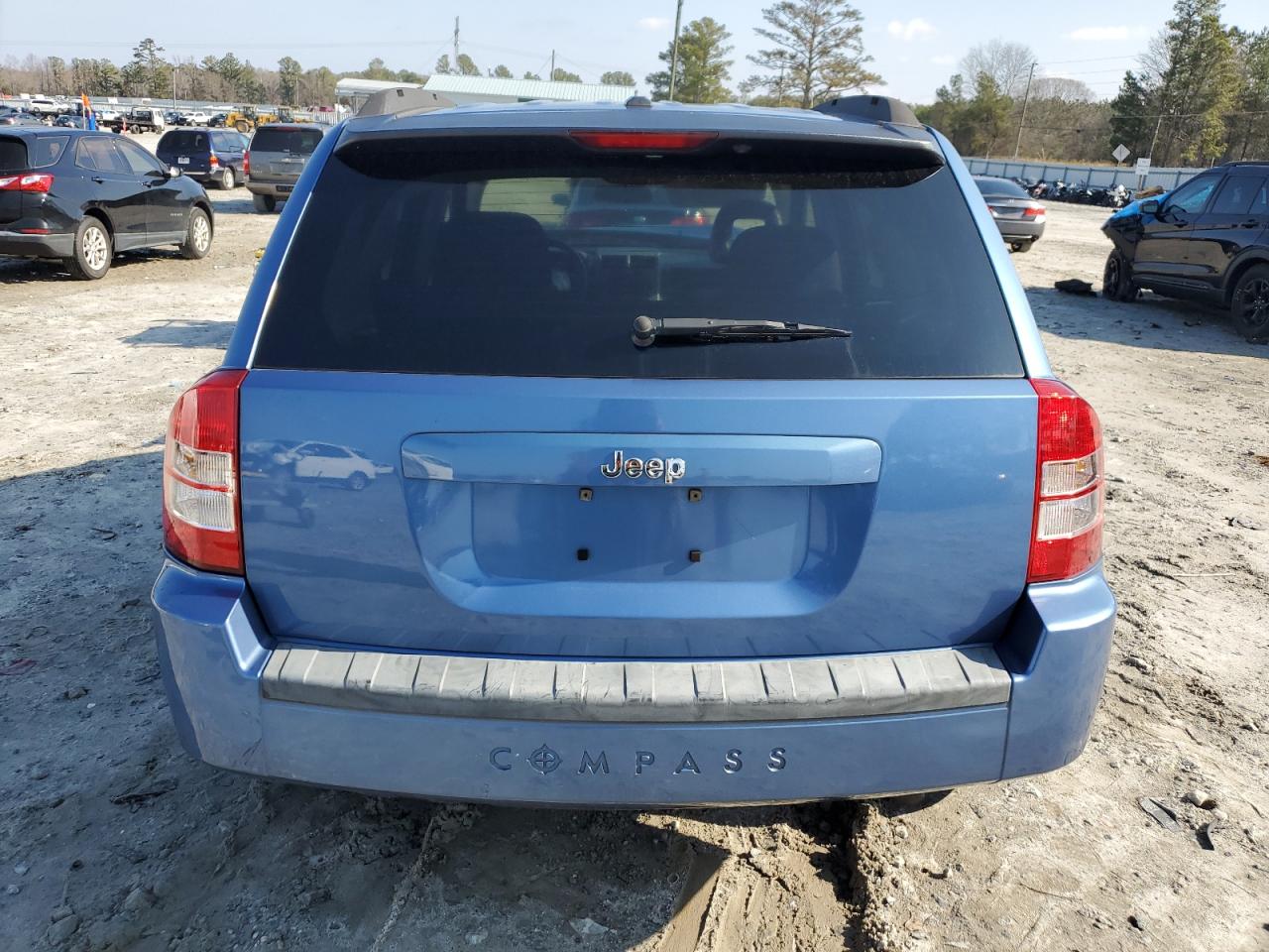 2007 Jeep Compass VIN 1J8FT47W77D145440 Copart auction photo, front end / side damage thumbnail 6