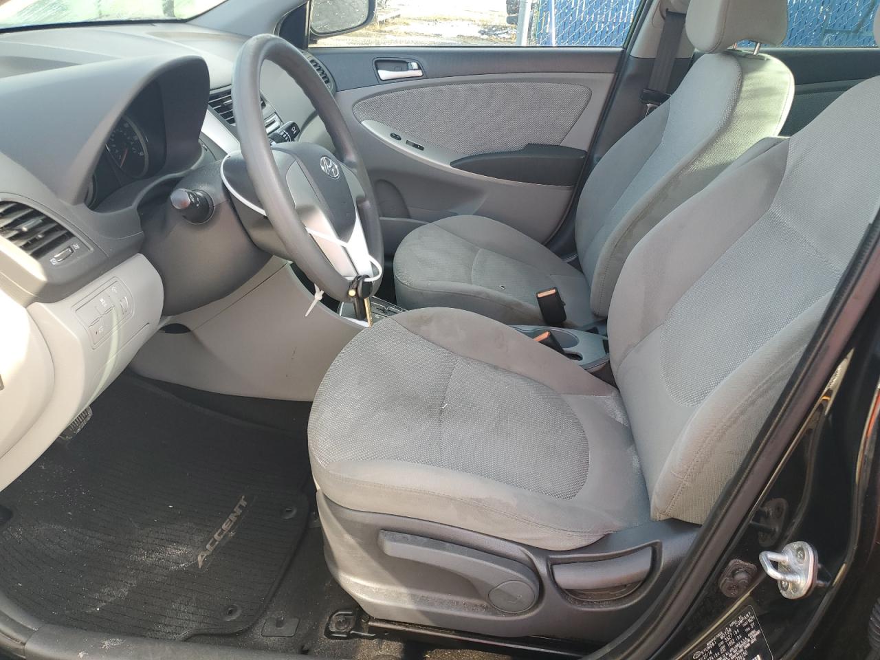 2014 Hyundai Accent VIN KMHCT4AE2EU736150 Copart auction photo, front end damage thumbnail 7