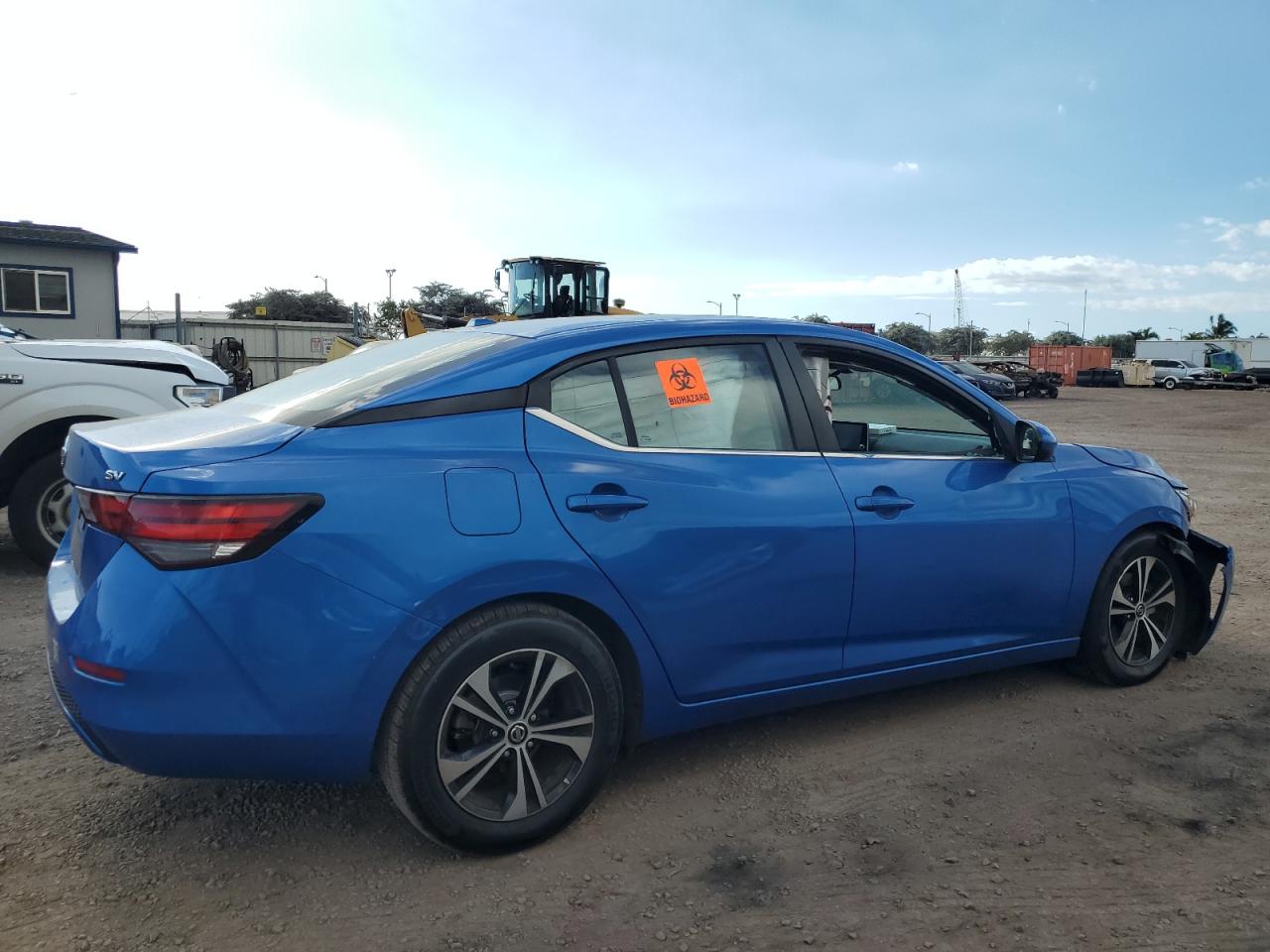 2021 Nissan Sentra VIN 3N1AB8CV4MY253860 Copart auction photo, front end / rear end damage thumbnail 3