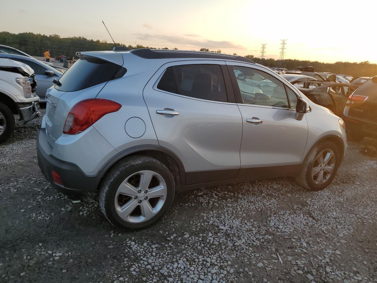 2016 Buick Encore VIN KL4CJASB9GB516431 Copart auction photo, side damage thumbnail 3