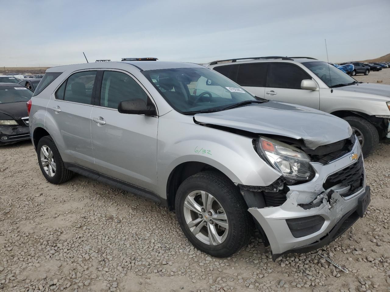2017 Chevrolet Equinox VIN 2GNALBEK0H1511779 Copart auction photo, front end damage thumbnail 4