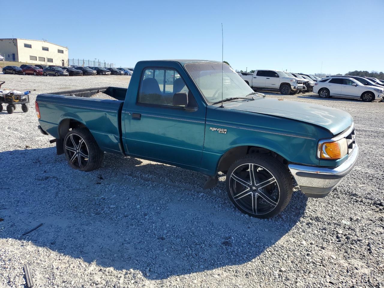 1994 Ford Ranger VIN 1FTCR10AXRTA65421 Copart auction photo, all over damage thumbnail 4