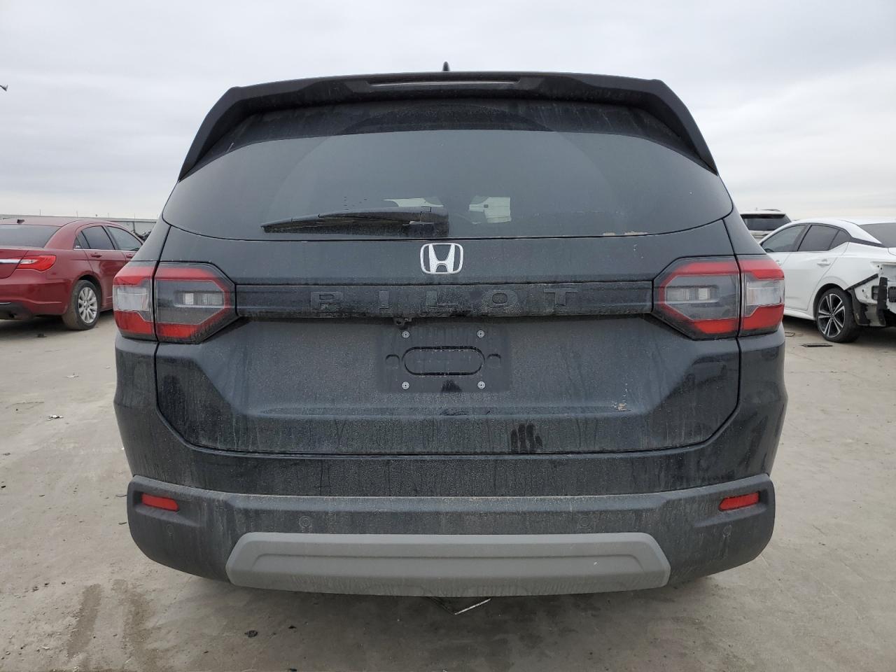 2025 Honda Pilot VIN 5FNYG2H47SB015522 Copart auction photo, front end / hail damage thumbnail 6