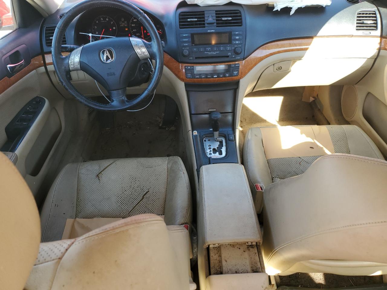 2004 Acura TSX VIN JH4CL96814C042525 Copart auction photo, front end damage thumbnail 8